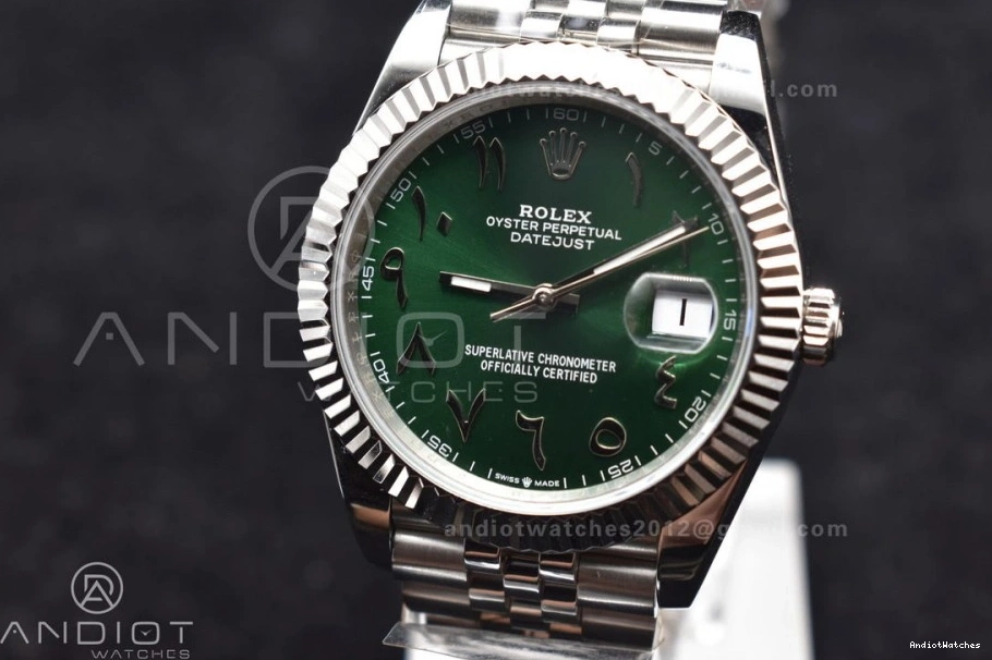 41 1:1 GoodFit Jubilee Best DateJust Arabic Dial on 638 Green SA 126334 904L DIWF Bracelet Marker Edition Steel 1031